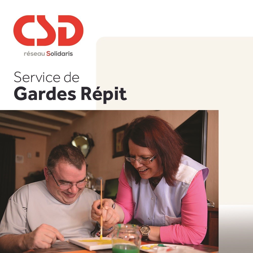 Service Répit de la Centrale de Services à Domicile du Brabant Wallon